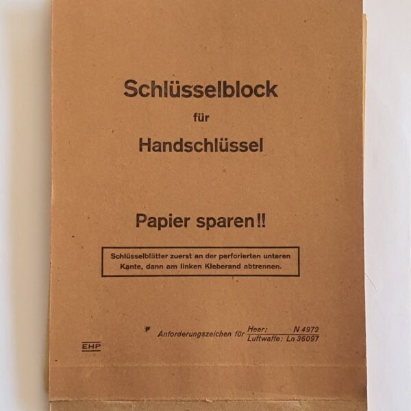 schlüsselblock für handschlüssel